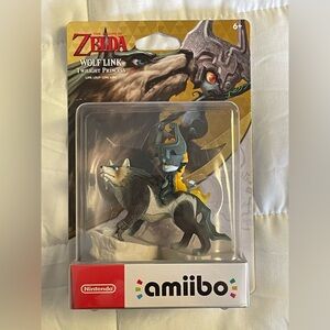 Zelda Wolf Link Amiibo Twilight Princess NIB